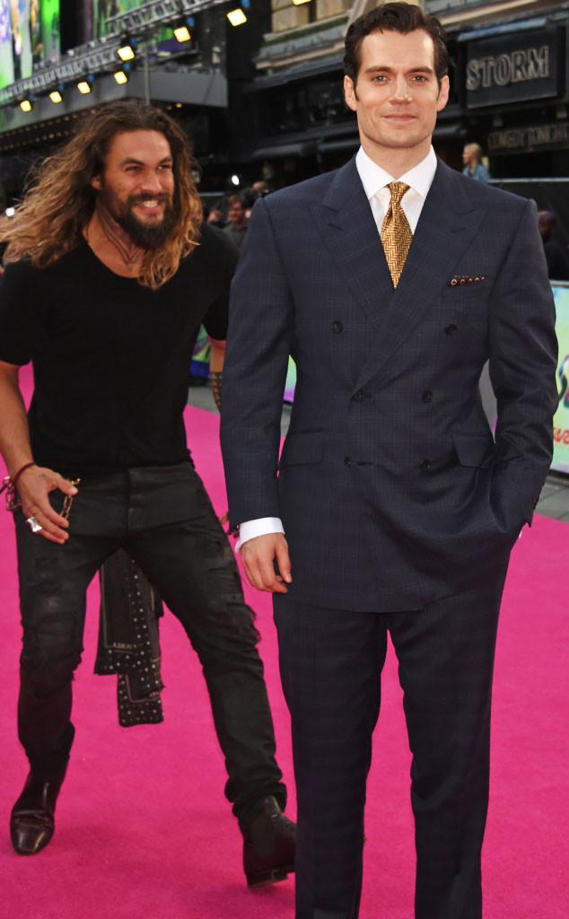 Jason Momoa and Henry Cavill's Budding Bromance Is Developing Before